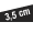 icon - Epaisseur receveur 3,5cm